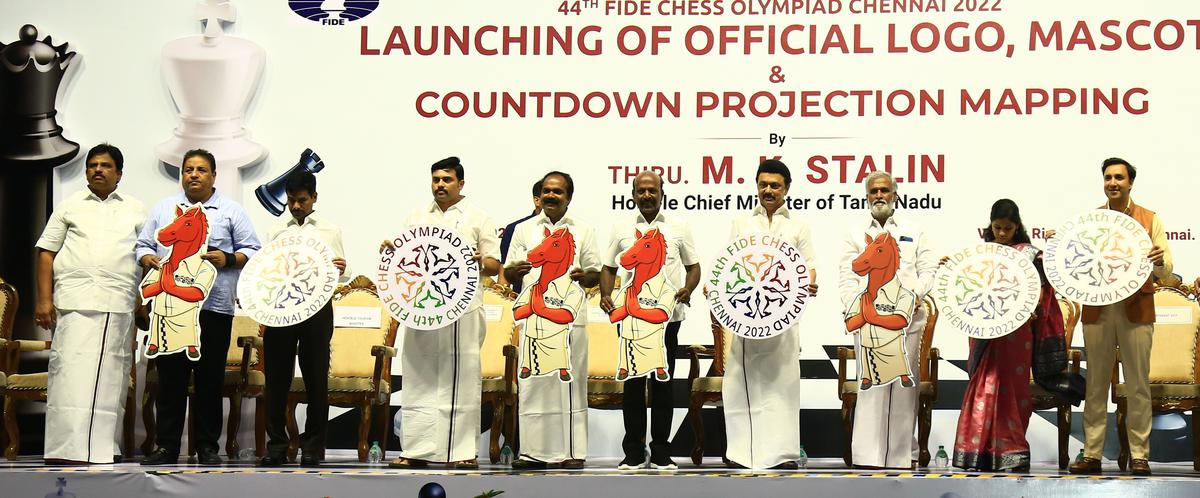 Tamil Nadu's CM unveils the 44th Chess Olympiad's logo, mascot