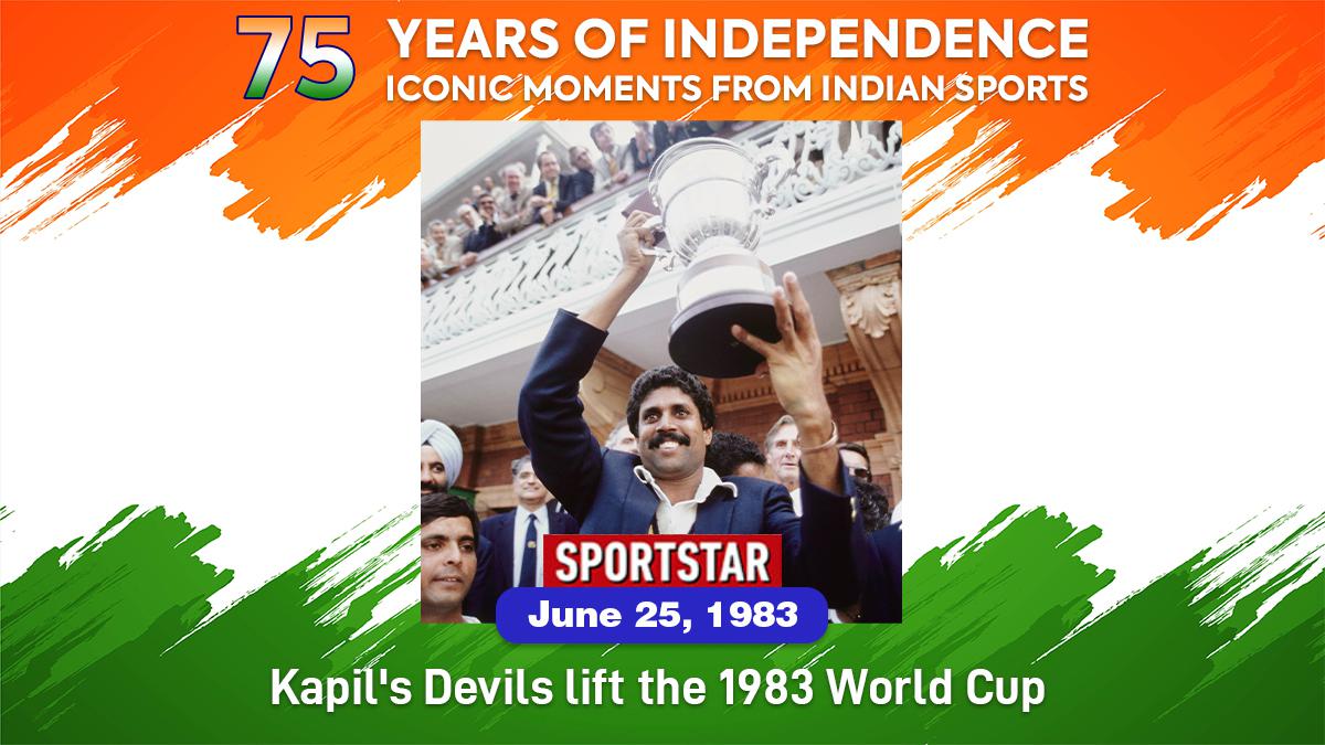 75 years of independence, 75 iconic moments from Indian sports: No. 25 - Kapil Dev's India lifts the 1983 World Cup