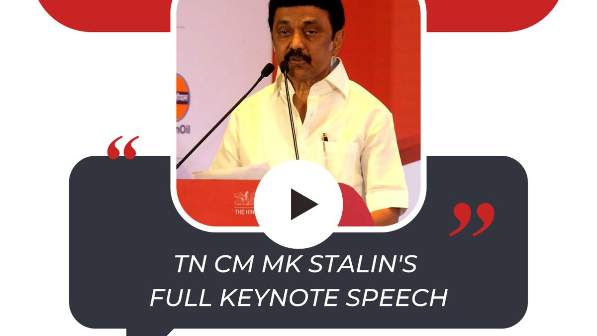 Transcript: TN CM MK Stalin's full speech at the Sportstar South Sports Conclave