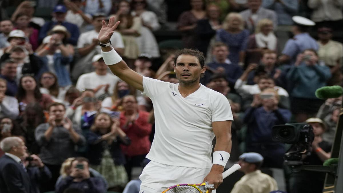 Wimbledon 2022 Fired up Nadal douses Sonegos challenge to reach fourth round