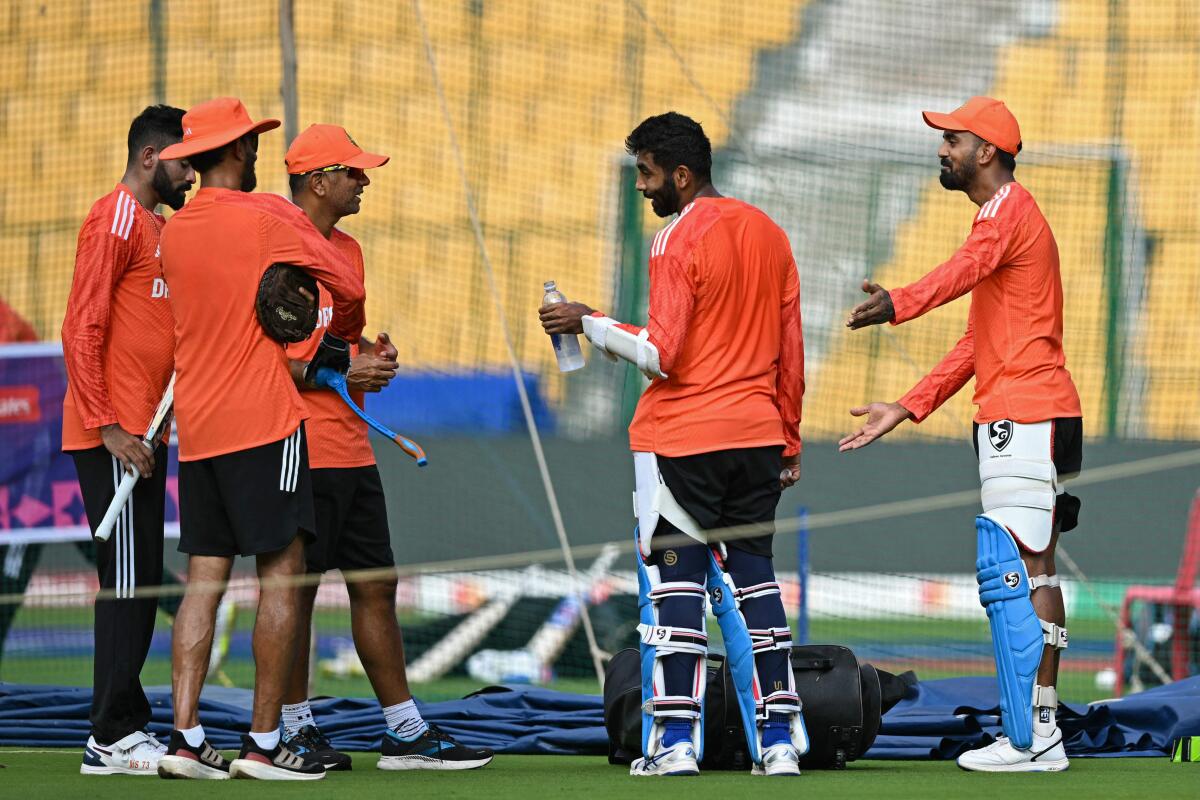 For now, the players are back at a venue, which is home to coach Rahul Dravid and his wards K.L. Rahul and Prasidh Krishna. 