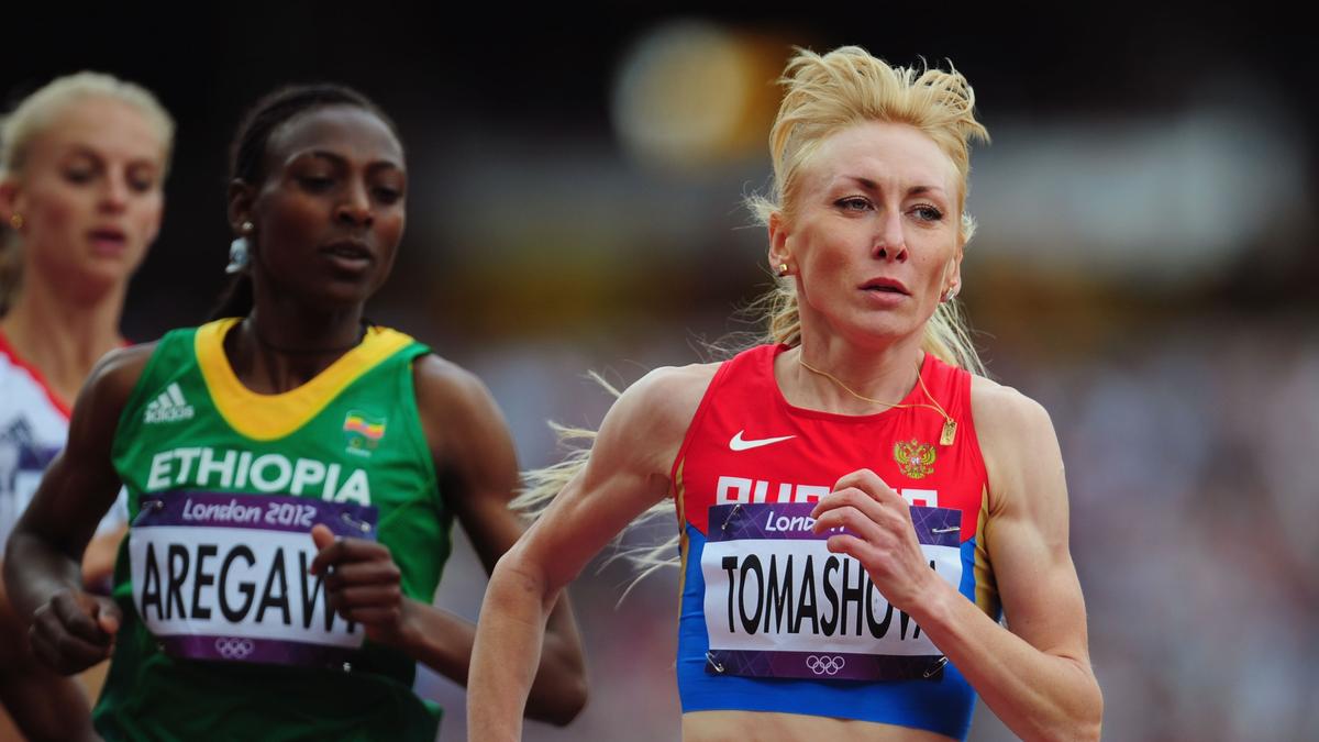 Tomashova’s silver medal from 2012 London Olympics annulled