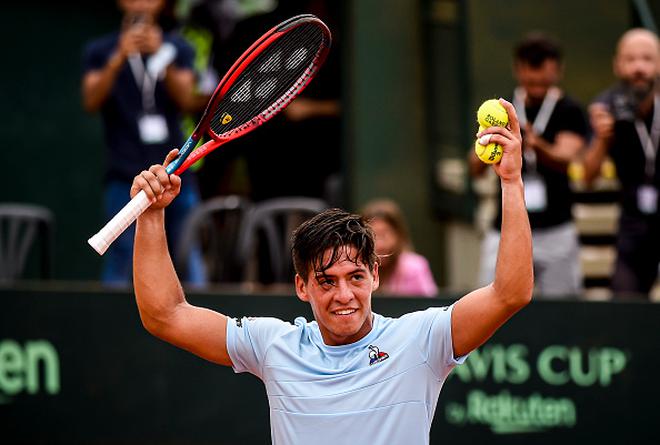 FILE PHOTO: Sebastian Baez of Argentina won his maiden ATP Tour title at the 2022 Estoril Open.
