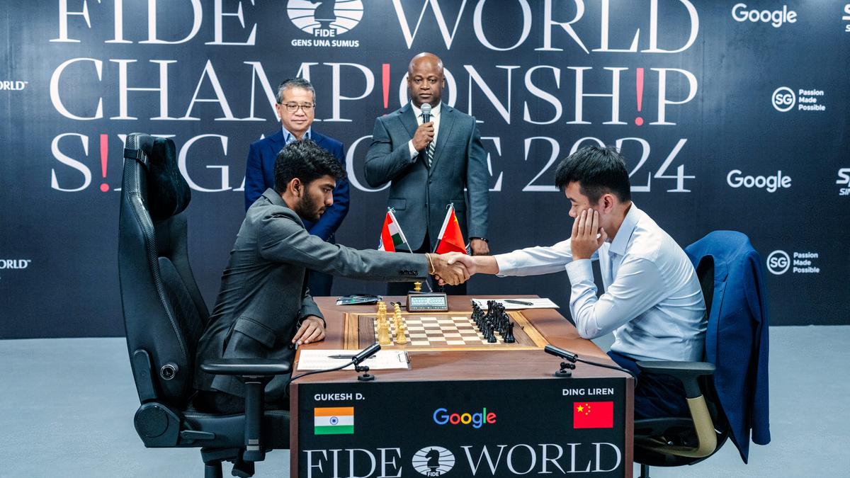 World Chess Championship 2024, Game 9 Live Streaming Info: When, where to watch Gukesh vs Ding Liren eighth round?