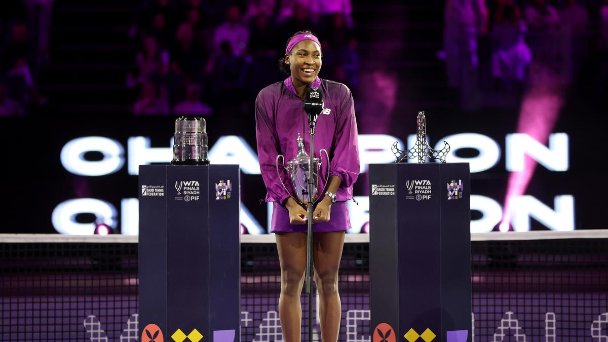 WTA Finals: Gauff beats Zheng to clinch title, becomes youngest champion since Sharapova