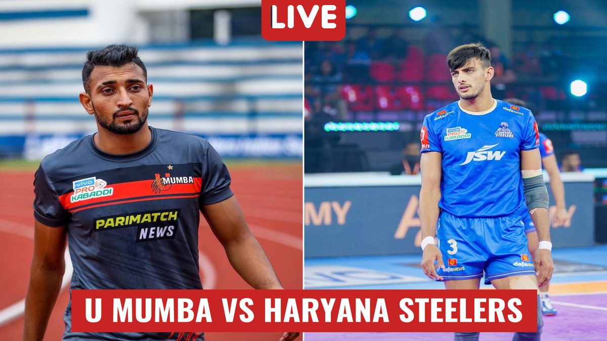 U Mumba 32-31 Haryana Steelers, Highlights, Pro Kabaddi 2022: U Mumba wins close encounter, Guman Singh, Surinder Singh shines