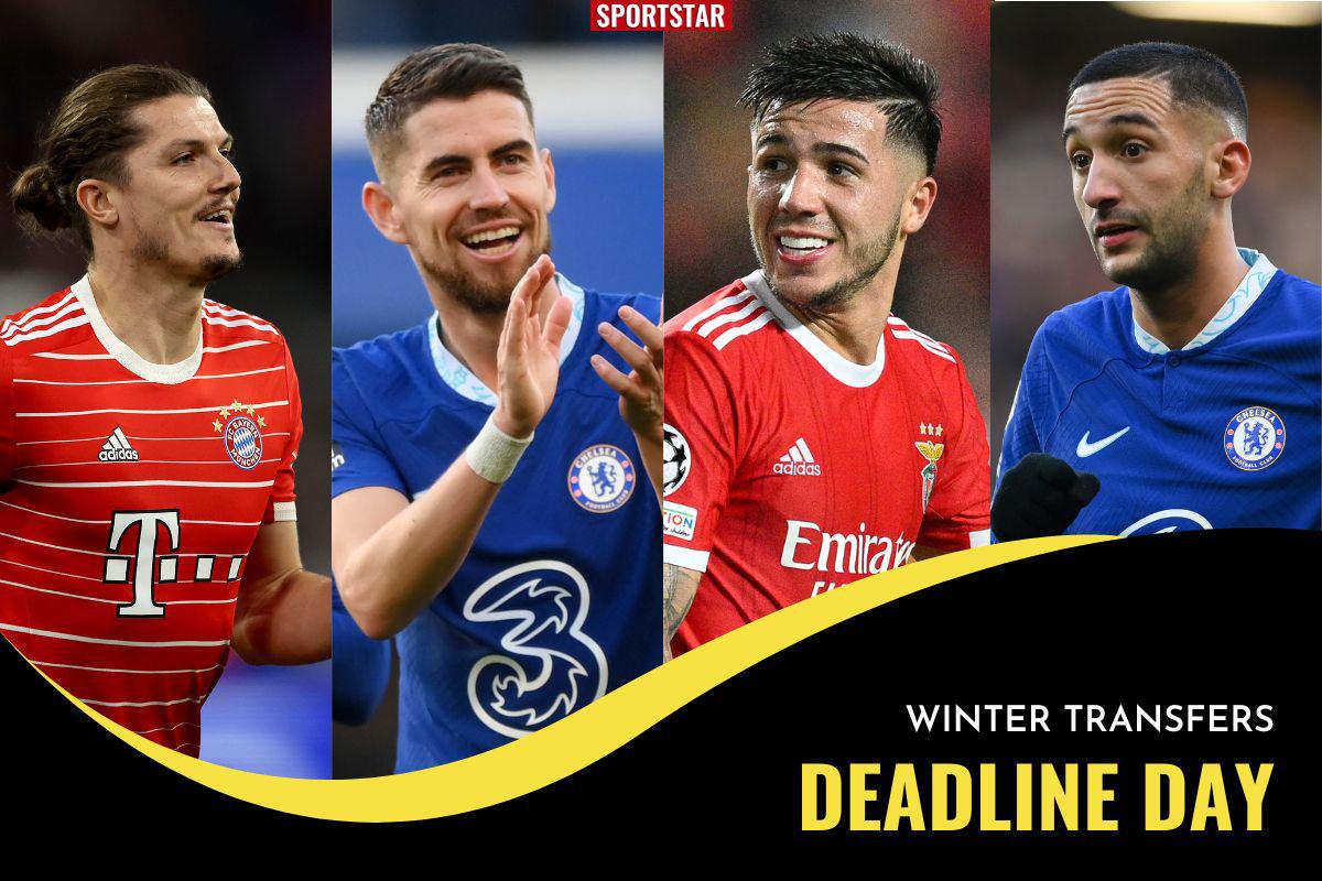 Transfer Deadline Day highlights Chelsea signs Enzo for British record-fee; Sabitzer joins United on loan; Ziyech move to PSG hit by red tape