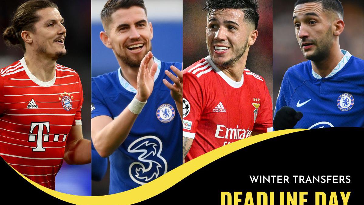 Transfer Deadline Day highlights Chelsea signs Enzo for British record-fee; Sabitzer joins United on loan; Ziyech move to PSG hit by red tape