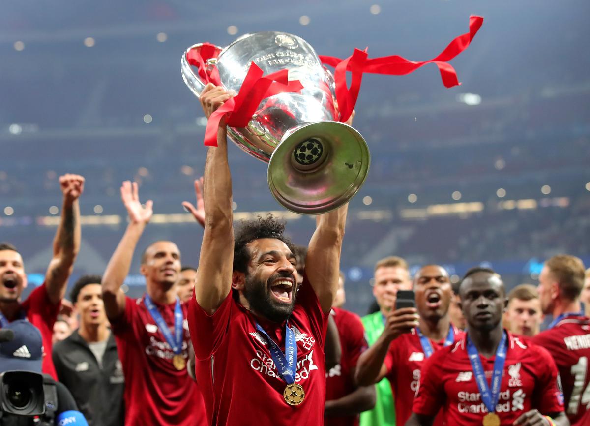 Outra joia da coroa: Mohamed Salah alcançou a UEFA Champions League nas duas primeiras temporadas no Liverpool, erguendo o troféu na temporada 2018-19.