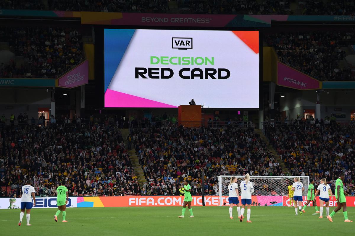 A step too far - Lauren James shown a red card in England's Women's World  Cup win over Nigeria - Sportstar