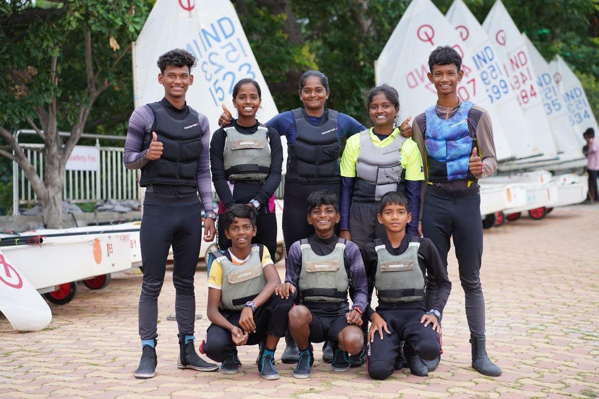 The Telangana sailors who will be taking part in the British Nationals and the World Championships later this month.