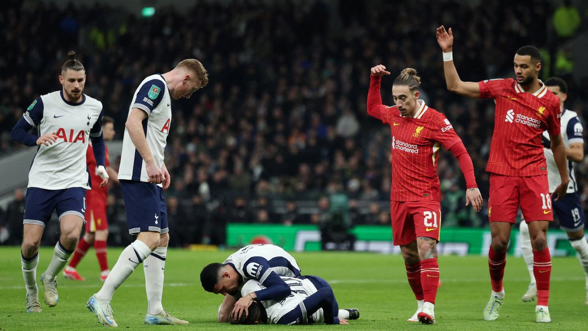 Tottenham’s Bentancur out for two weeks after concussion in EFL Cup semifinal against Liverpool