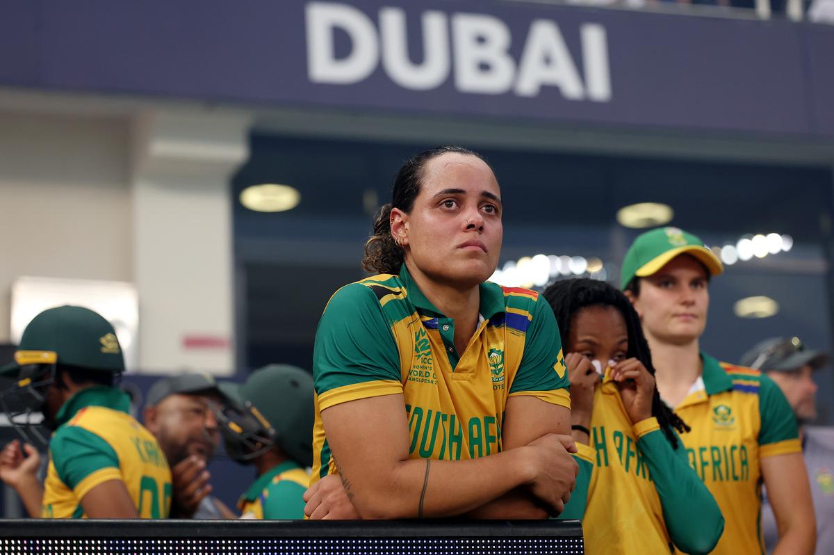 Tryon and the South African side were dejected after losing to New Zealand in the T20 World Cup 2024 final.  Tryon and the South African side were dejected after losing to New Zealand in the T20 World Cup 2024 final.
