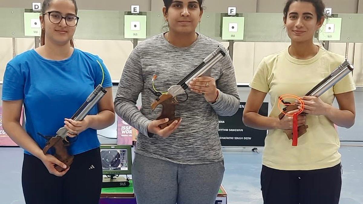 National shooting trials: Neha tops women’s air pistol; Manu Bhaker misses medal rounds