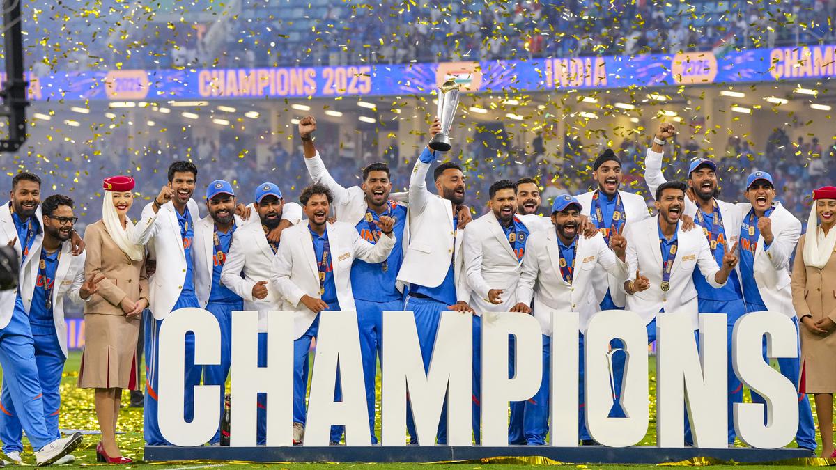 India wins ICC Champions Trophy, social media reacts: PM Modi, Sachin Tendulkar wish Men in Blue for third title