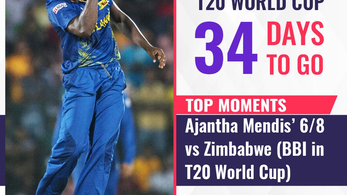 T20 World Cup, 34 days to go, Top moments: Ajantha Mendis’ 6/8 vs Zimbabwe