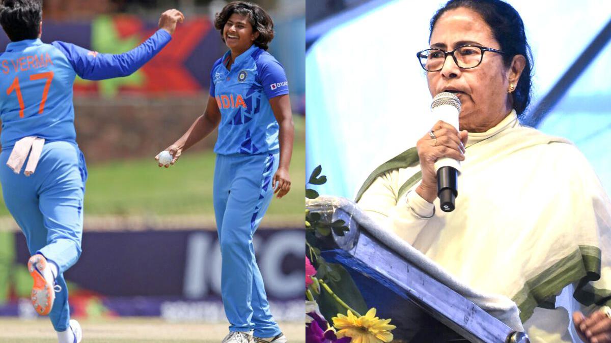 Mamata Banerjee announces cash reward for Bengal cricketers in squad after U-19 women’s World Cup victory