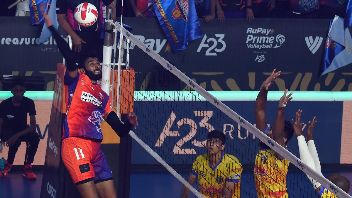 PVL 2023: Kolkata Thunderbolts brush aside Chennai Blitz, enter semifinal