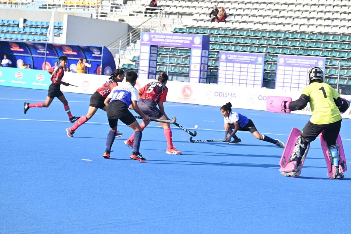 Telangana Hockey started their campaign on a high with a 3-1 win over Assam Hockey to open the day’s events. 