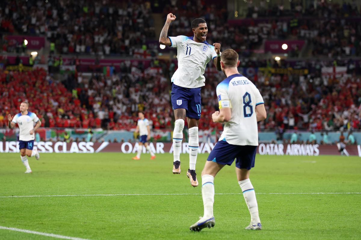 Marcus Rashford's Double Goal Helped England To Secure The Top Spot In ...