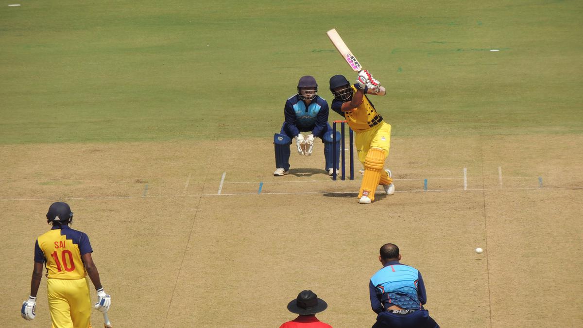 N Jagadeesan creates world record with five consecutive centuries in Vijay Hazare Trophy