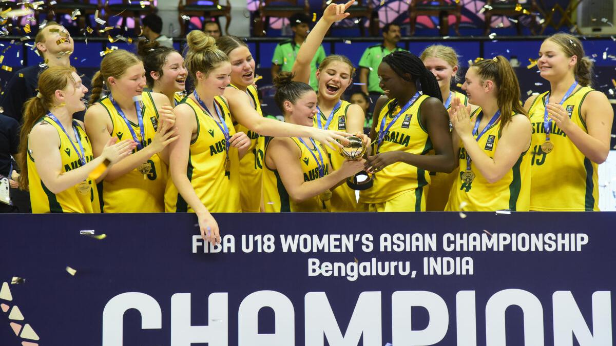 Australia beats China to clinch FIBA Asian women’s u-18 championship basketball title