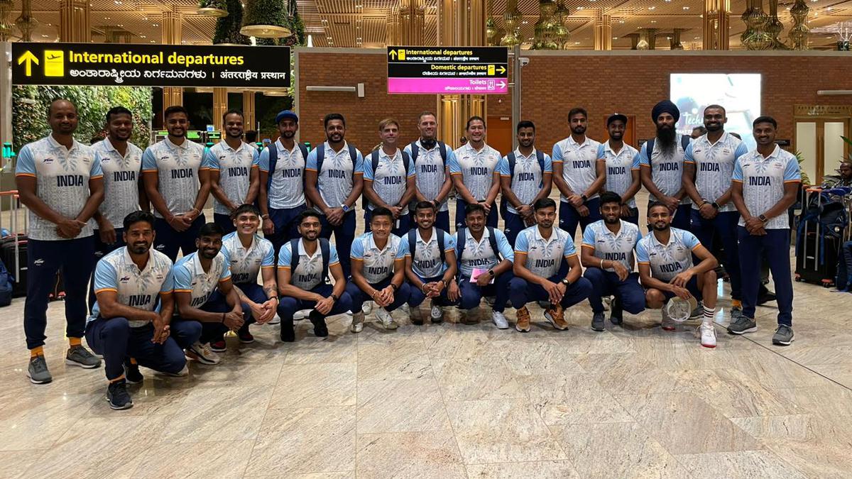 Indian men’s hockey team departs for Asian Games in Hangzhou