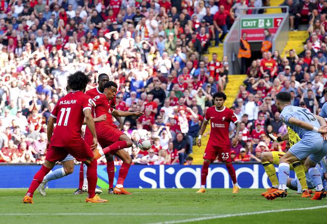 Goal or no goal? The Liverpool fans thought Cody Gakpo had equalised only to see it get overturned eventually.