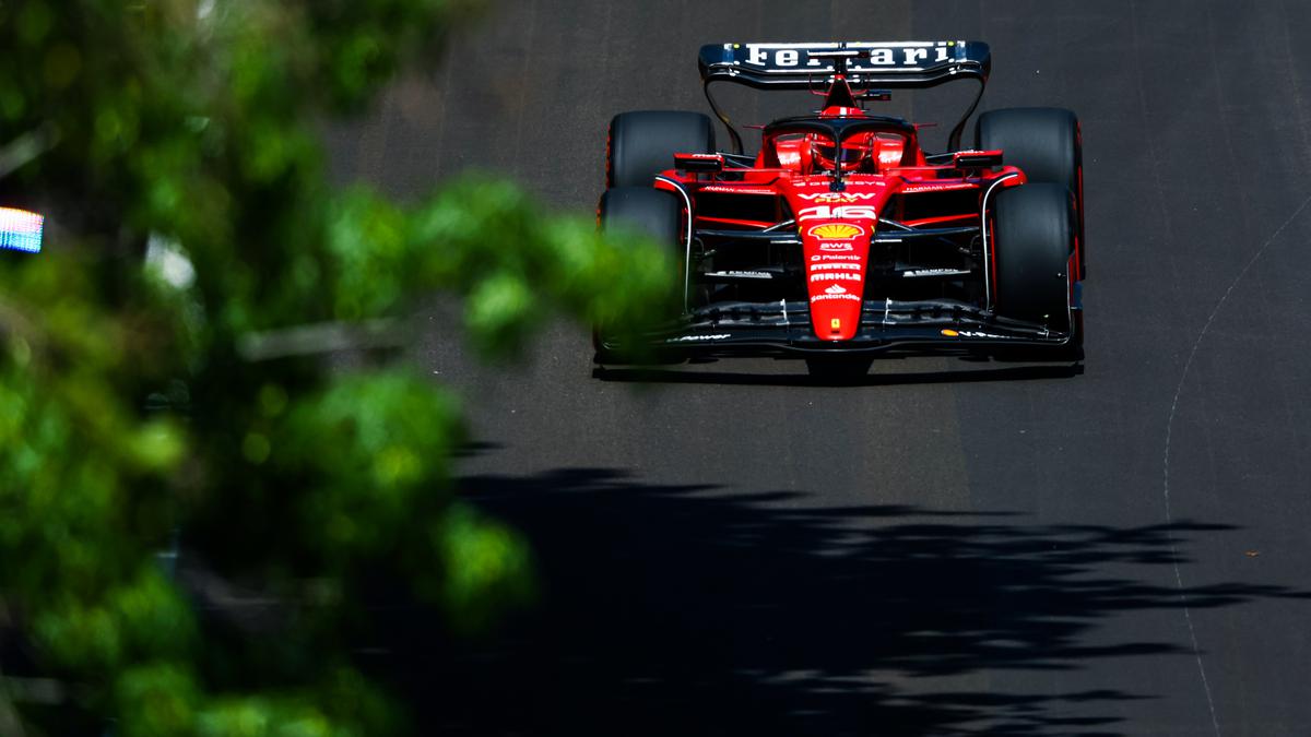 Leclerc hits wall but on pole again for Azerbaijan sprint qualifying