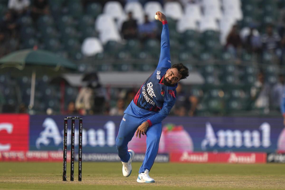Rashid’s spin will be a handful on Indian pitches. 