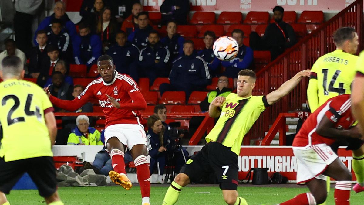 Premier League: Hudson-Odoi scores on Nottingham Forest debut to help salvage 1-1 draw against Burnley