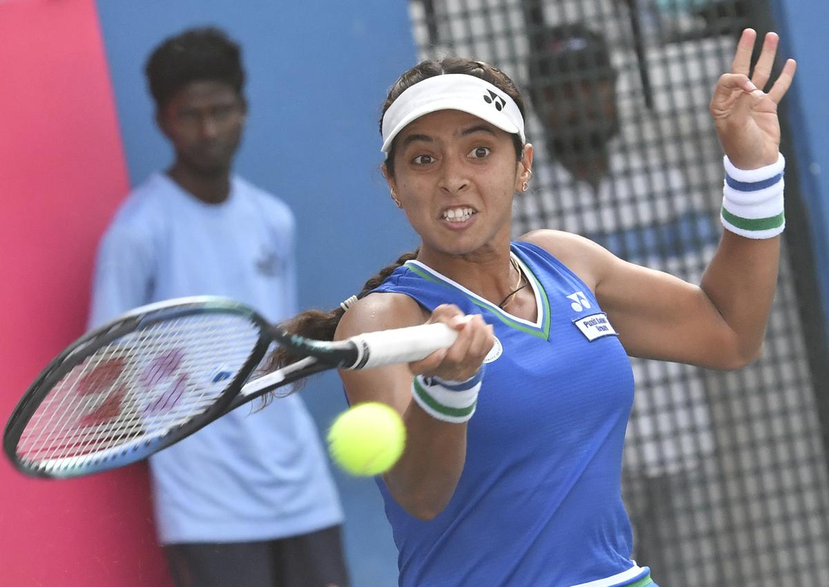 File Photo: Ankita Raina bt Ekaterina Yashina 6-3, 6-2 to enter the quarterfinals of ITF Women W35 in Indore on Thursday.