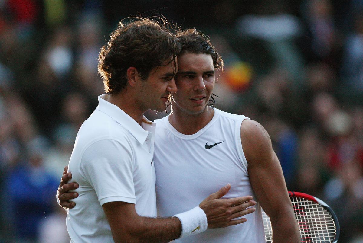 Inflection point: Tennis got a new king in 2008 after Nadal dashed Federer’s hopes of winning his sixth Wimbledon crown in a pulsating final.