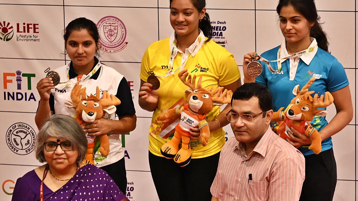 Khelo India University Games: Ezhilarasi beats strong field to win women’s air pistol gold