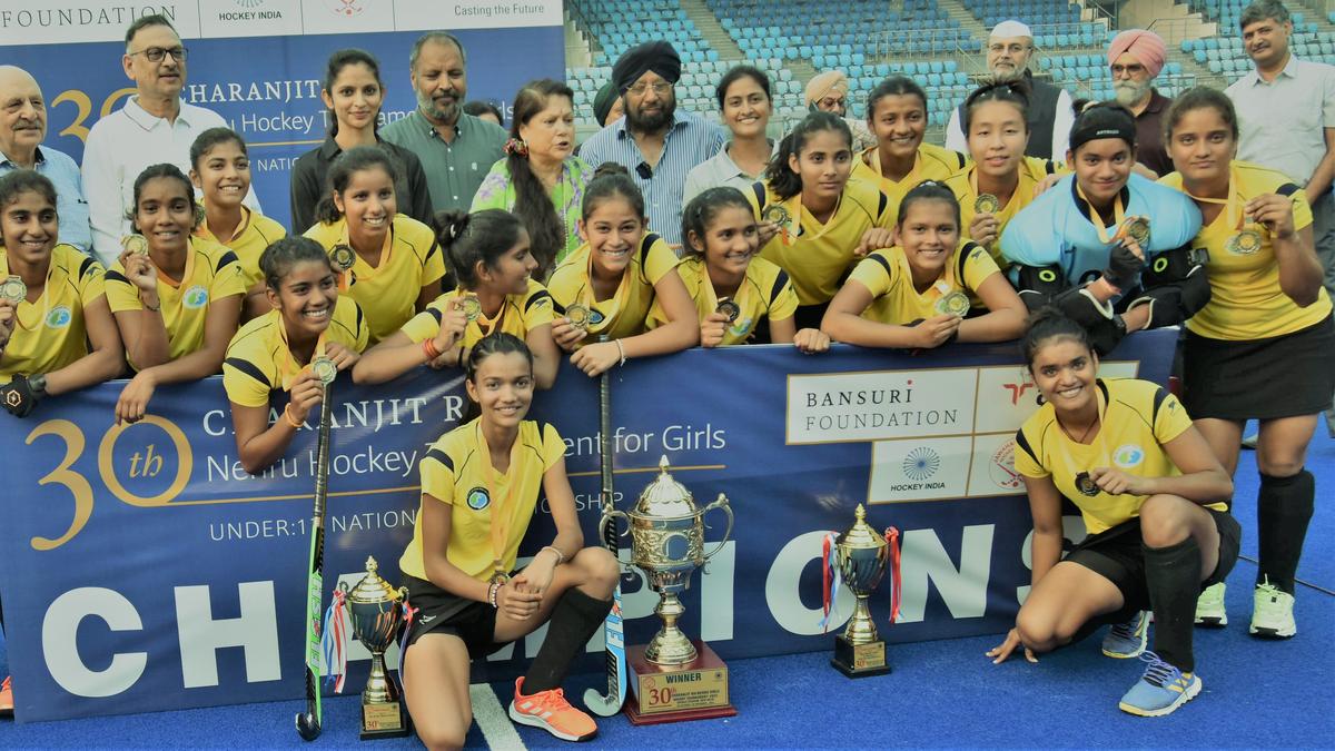 Nehru Girls Hockey: Nousheen’s brace helps Kiddy’s Corner win title