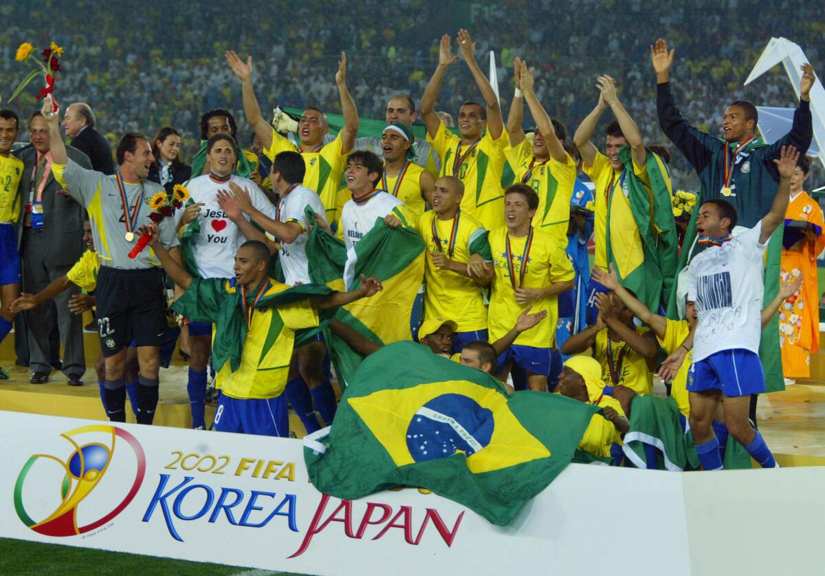 brazil world cup 2002 kit