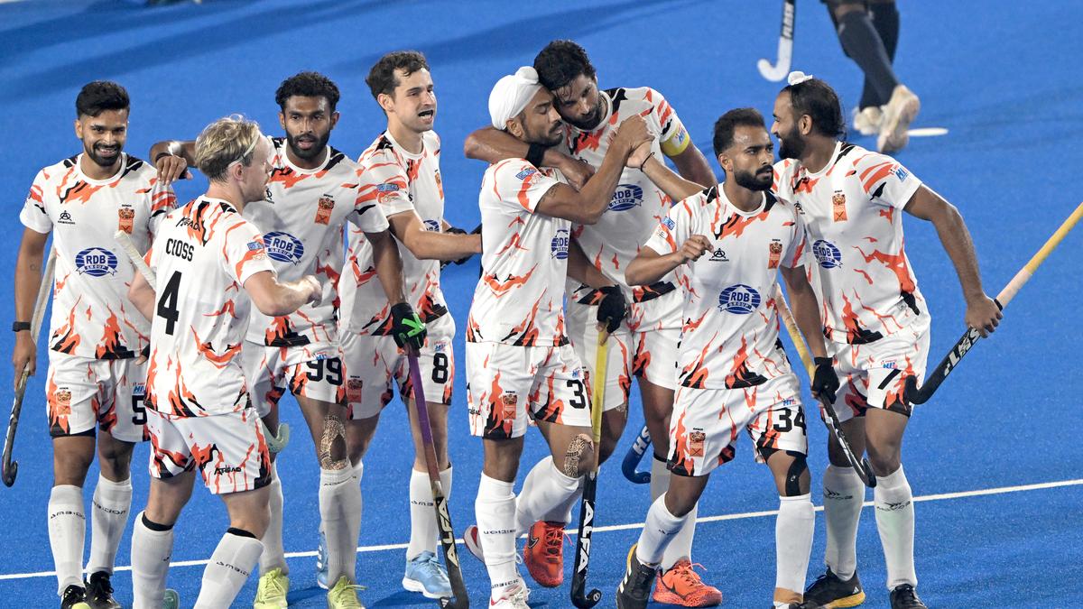 Hockey India League 2024-25: Jugraj Singh leads Bengal Tigers to 5-3 win over UP Rudras in goal-fest