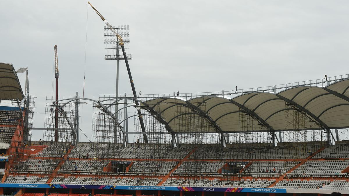 World Cup 2023: HCA installs new floodlights at Rajiv Gandhi International stadium