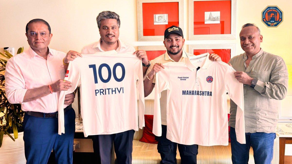 Prithvi Shaw joins Maharashtra ahead of 2025-26 season