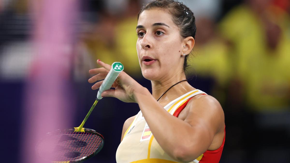 Paris 2024 Olympics: Spain’s Marin reaches Olympic badminton semifinals, to face China’s He Bingjiao