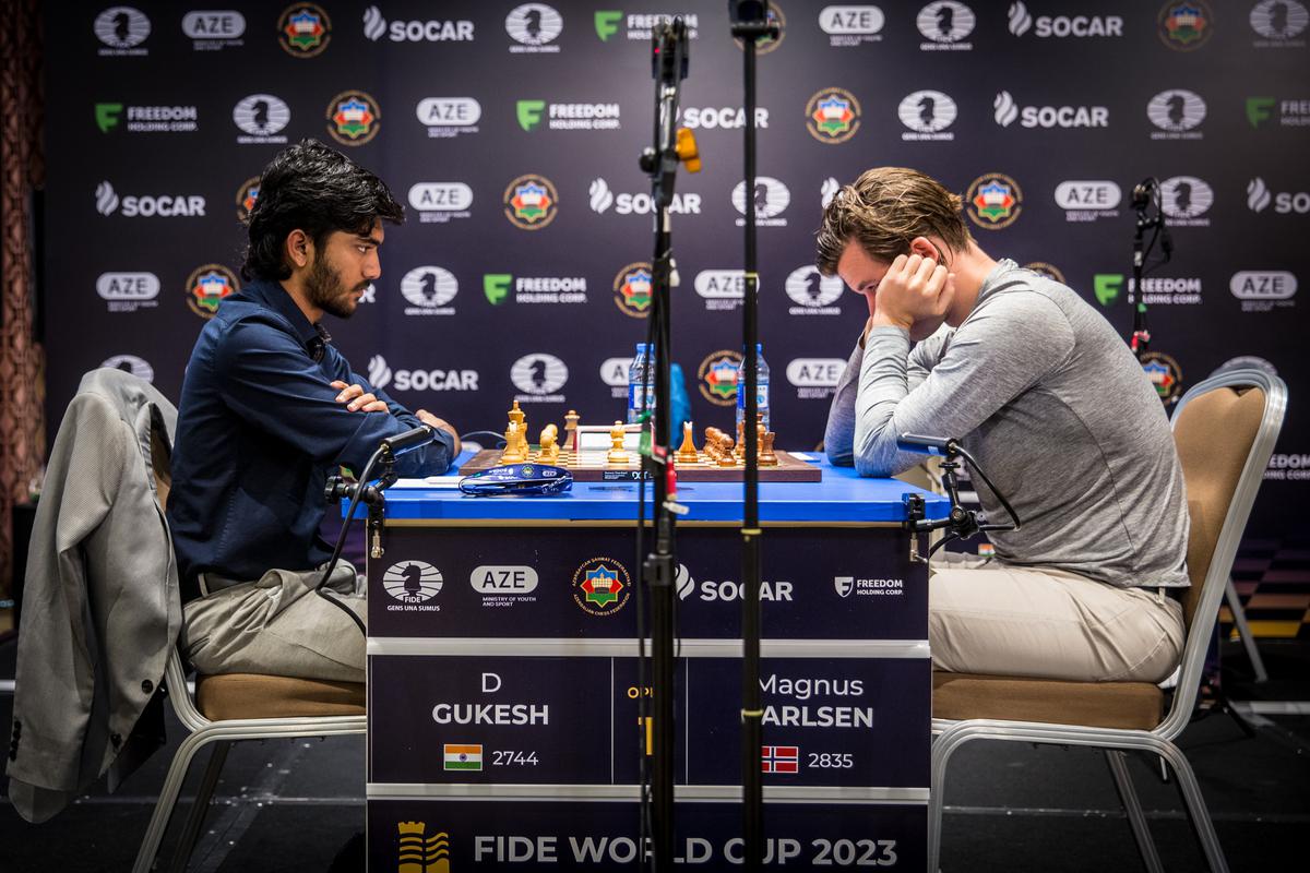 World Cup chess: D Gukesh, Vidit Gujrathi bow out; R Praggnanandhaa forces  tie-breaker against Arjun Erigaisi