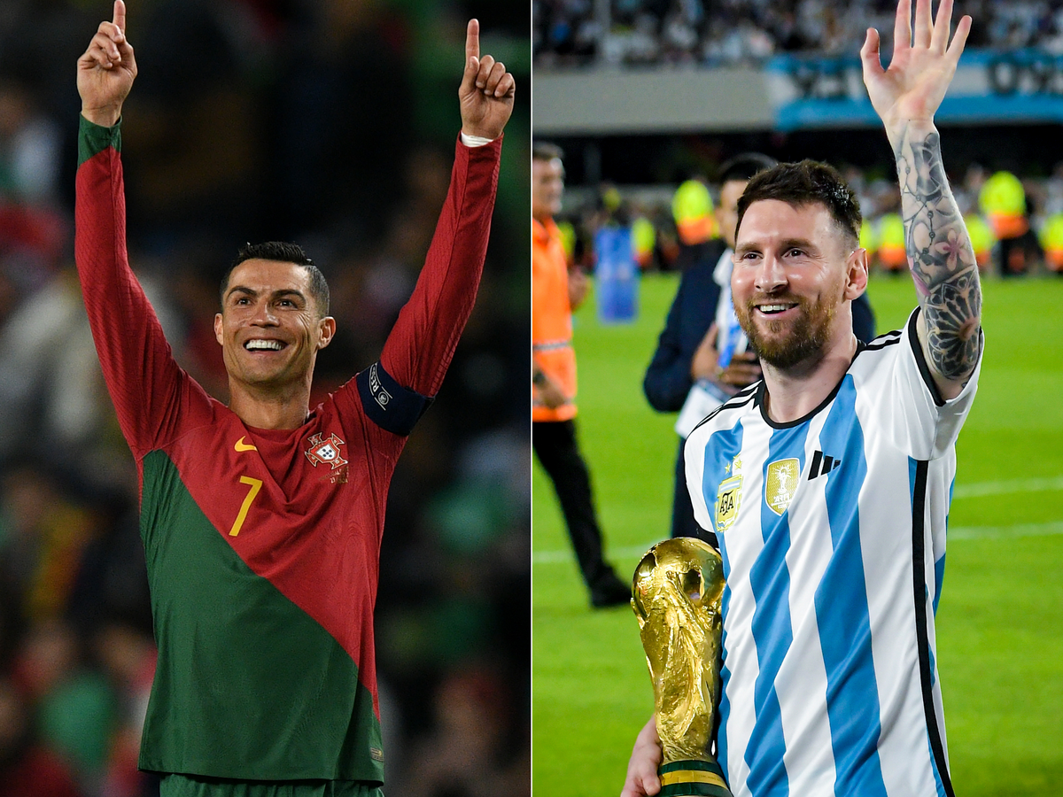 Top international goalscorers in men's football: Ronaldo on top with 122  goals; Messi third with 103 goals, Sunil Chhetri fourth with 92 - Sportstar