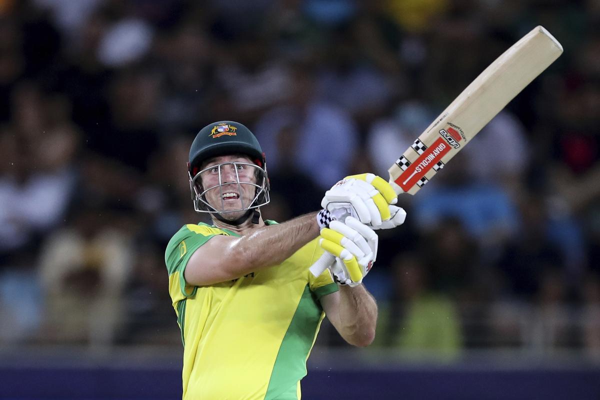 Australia’s Mitchell Marsh smashed an unbeaten 77 during 2021 final. 
