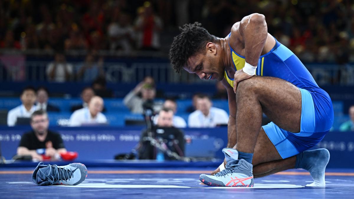 Paris 2024 Olympics: Ukraine’s Zhan Beleniuk retires after winning bronze in Greco-Roman wrestling