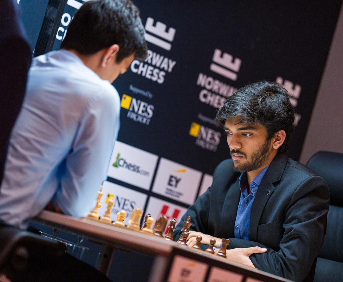 11th Norway Chess 2023 R4: Gukesh draws Classical against Carlsen