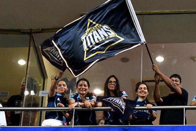 Fan following: Fans of Gujarat Titans at the Wankhede Stadium enjoy a contest during IPL 2022. The club’s top priority is to reach out to Gujaratis, then Indians, and then the Gujarati diaspora overseas.