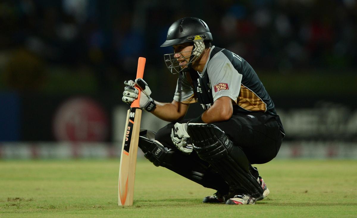Ross Taylor’s 62 dragged New Zealand back from the brink and into a Super Over, where West Indies chased 18 with ease.