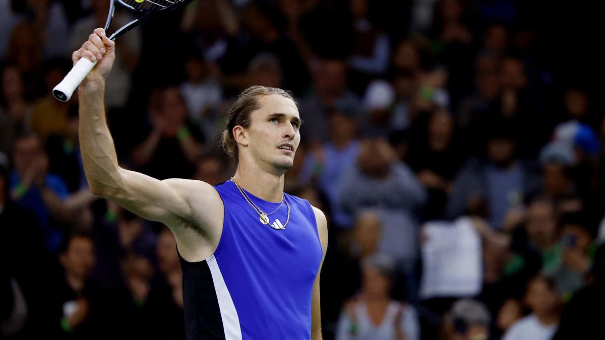 Paris Masters 2024: Zverev defeats Griekspoor, Medvedev knocked out in second round