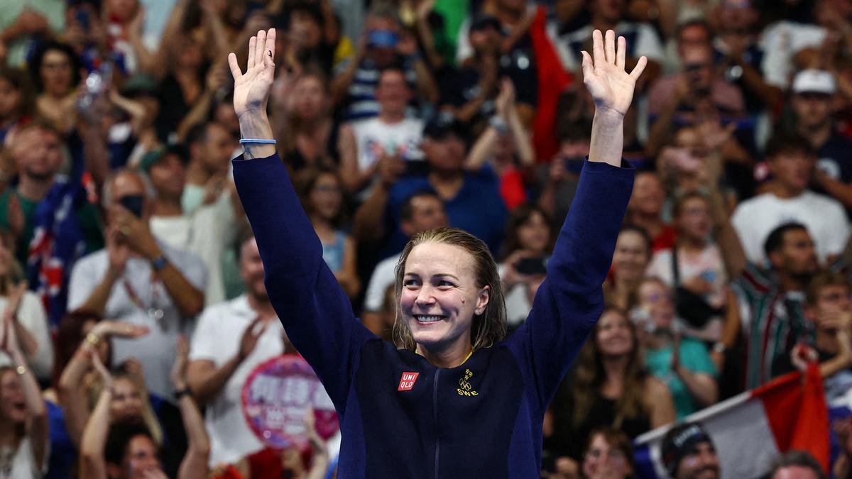 Paris 2024 Olympics: Sjostrom turns back the clock to win 100m freestyle gold