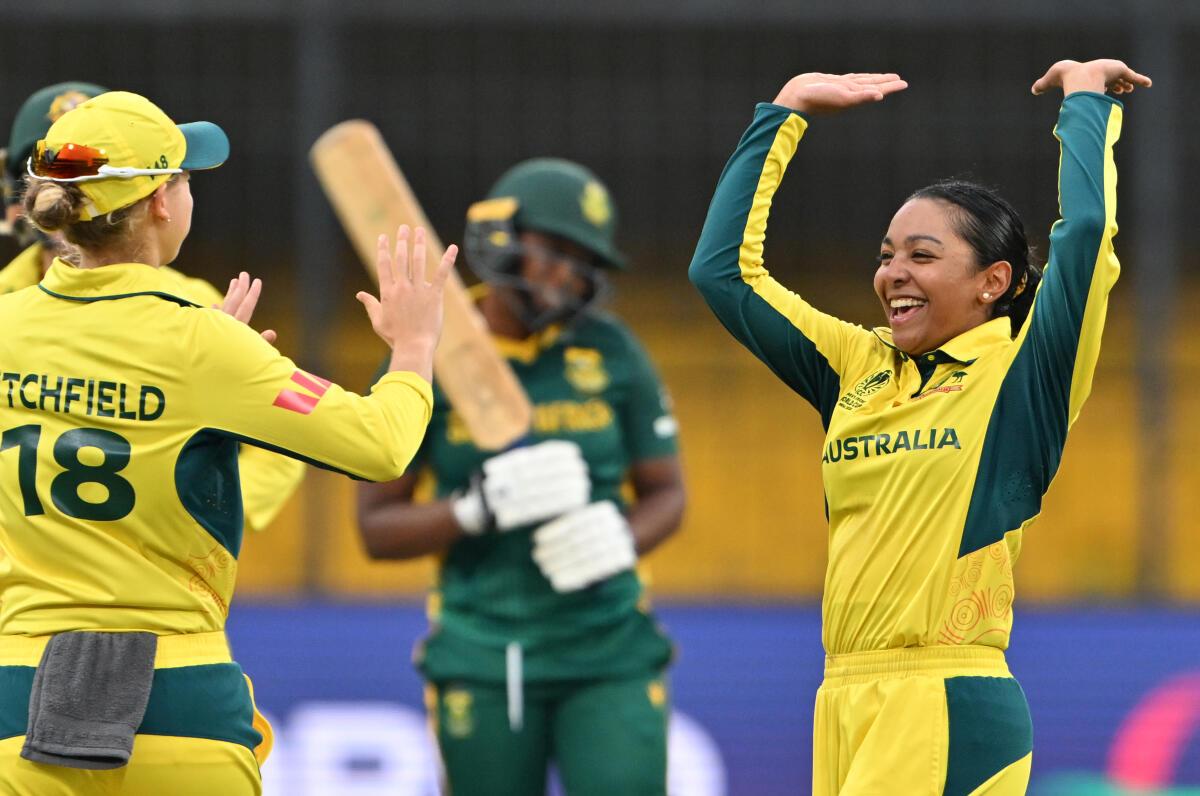 King’s record 7/18 skittled South Africa for 97 in the Women’s ODI World Cup last year. 